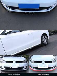 1 pieza Protector de parachoques delantero de coche, Protector de parachoques universal, Accesorios para automóviles - Unitalla - Ver 8