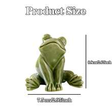 Ceramic Frog Toilet Bolt Covers Decorative, Set Of 2 Tall Toilet Bolt Caps,Cute Frog Toilet Screw Cover Caps, Toilet Caps For Bottom Of Toilet For Bathroom Decor, Easy To Install (B - Green){"Color_name":"B-Green"} - B-綠色 - 查看 7