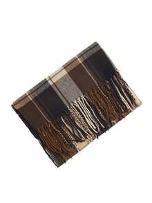 12-16 Years Old Autumn And Winter Plaid Scarf Boys And Girls Winter High-End New Style All-Match Warm Couple Neck Shawl Korean Style - Multicolor - View 6