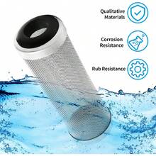 Bivethoi Stainless Steel Aquarium Filter Intake Cover, 16mm Shrimp Filter Guard Metal Fish Tank Filter Intake Strainer, Mesh Tube Filter Net Cover Aquarium Inlet Filter Screen For Fish Tank - 12mm - View 5
