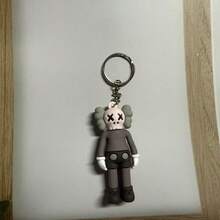 1个卡通芝麻街背包汽车钥匙扣，多功能钥匙吊坠，背包吊坠，吊坠，可爱娃娃钥匙扣背包吊坠礼物，精致礼品 - 彩色 - 查看 8