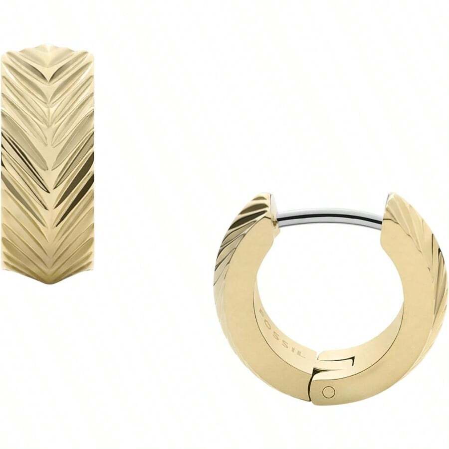 Women's Stainless Steel Dangle Drop Or Hoop Earrings For Women - Gold - View 1