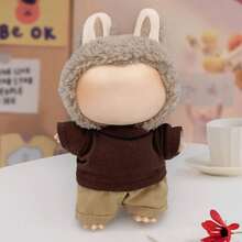 17 Cm Doll Clothing Set,Compatible With Labubu,Clothing Set Suitable For 6.7-Inch Doll Set, Fashionable And Unique And Clothing Accessories, Suitable For First/Second/Third Generation Dolls To Play And Display ,Clothes And Pants Set Only,(Excluding Dolls ) - Multicolor - View 13