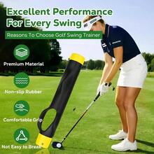 Grip Trainer, Training Aid Correcting Hand Position, Training Grip To Help Improve Swing Technique, Accessories All Clubs - 黃色和黑色 - 查看 6