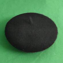 Adjustable Felt Beret Hat, Solid Color, Cute & Minimalist, Suitable For Cats And Dogs, Autumn/Winter Pet Accessories - Multicolor - View 11