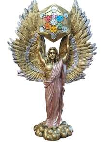 Figura  de metatrón con alas abiertas. Escultura de resina. - Multicolor - Ver 6