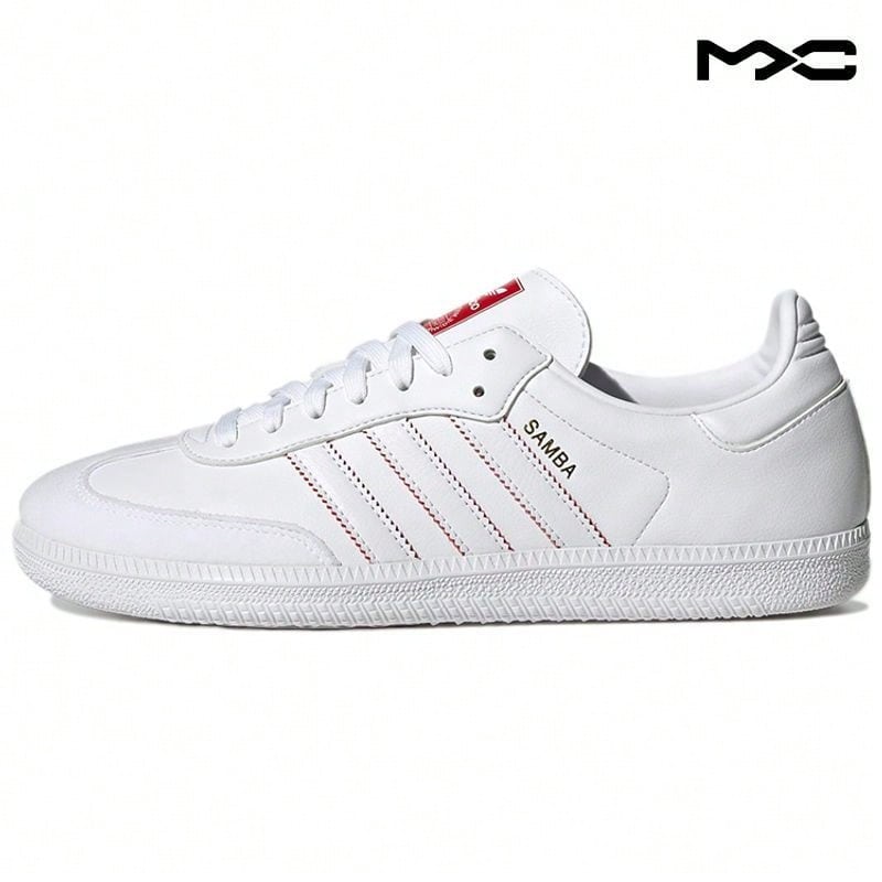 X Adidas Samba Vegan 'Minnie Mouse' White Cloud-White Core-Black Gold-Metallic Sneakers Men GY1890 - 彩色 - 查看 1