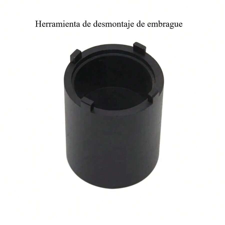 1 pieza, tuerca de la placa ondulada del eje del grifo, herramienta de desmontaje de embrague, herramienta de extracción de cuatro garras para motocicletas CG125 GN125, 41 mm - Color Negro - Ver 1