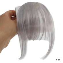 Frangia finta naturale per la fronte, accessorio per capelli stile Ins, frangia ad aria, parrucca con frangia reale e effetto comic flush, parrucca invisibile