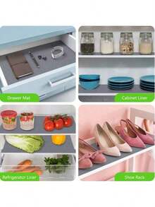 1 rolka szarej wyściółki do szuflad, wyściółka do szafek, materiał EVA, nieprzywierający, wodoodporny, olejoodporny, odporny na wilgoć, odporny na pleśń, chroni meble, nadaje się do szuflad, półek, szafek, lodówek