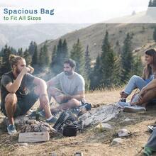 Wakeman XL Sleeping Bag For Adults 32F Comfort Rated 3Season EnvelopeStyle Sleep Bag With Hood For Backpacking Hiking And Camping By