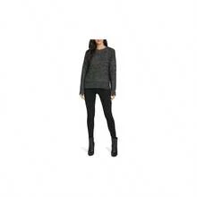 Pull Over Sweater Sudadera Mujer - M + Combo Negro/Plata - Ver 2
