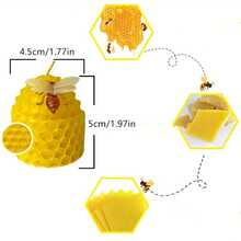 6/12pcs DIY Beeswax Candles Set, 4.5*5cm - Unscented, Smokeless, Drip-Free With Extra-Long Burn Time - Ideal For Home Use & Parties, Party Candles|Natural Wax Candles|Dripless Candles. - Multi Scents - View 5