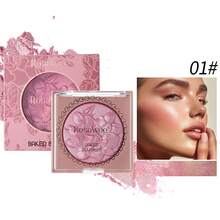 Rosawee Shimmering 6-Color Blush & Highlighter Palette Silky-Smooth Powder With A Natural Glow The Perfect Festive Gift - 彩色 - 查看 14