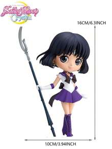 TOEI ANIMATION 1 pezzo Figurina ufficialmente concessa di  Eternal Super Sailor Guardians - Super Nettuno Saturno Luna, decorazione per Natale Ognissanti Regalo