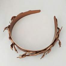 Eioi And Lmnm Greek Medusa Snake Headband For Women Bronze Medusa Snake Headpiece Medusa Cosplay Headdress With Greek Laurel Leaves For Halloween