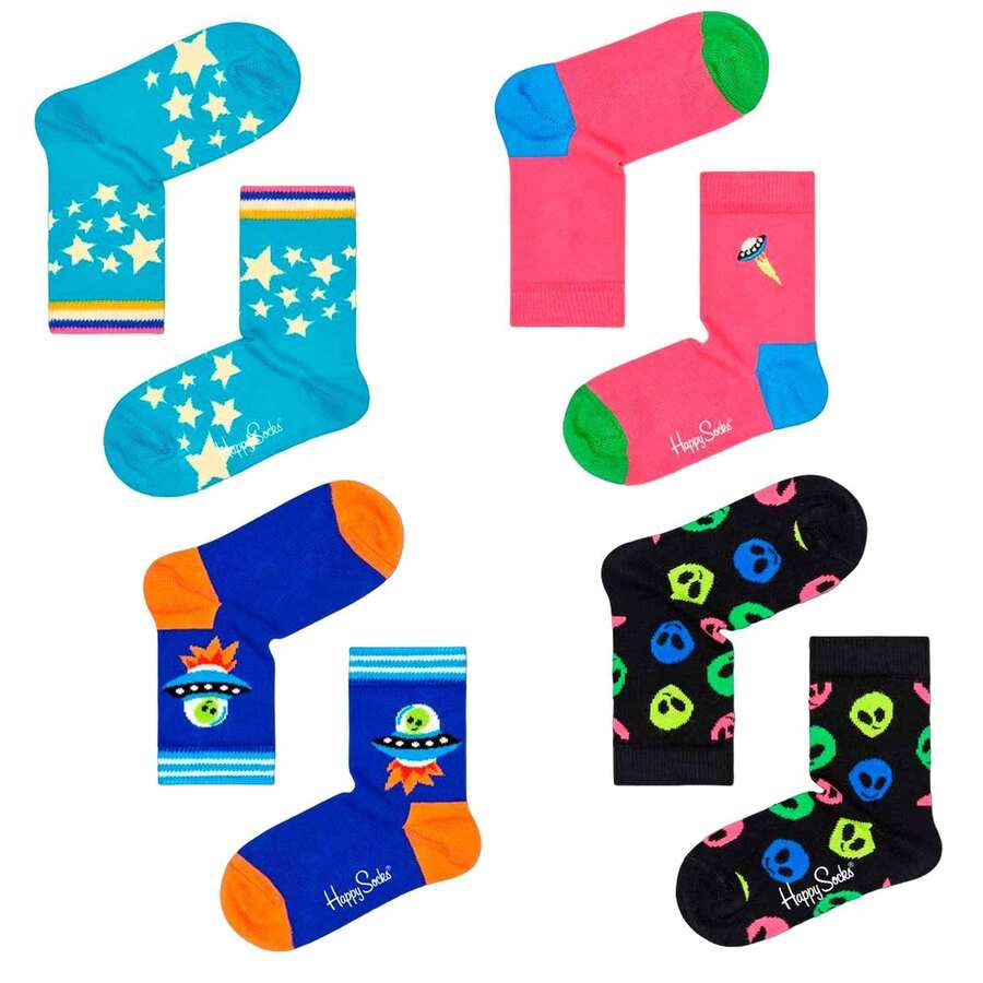Happy Socks Meias para bebês e crianças - Multicolorido - Ver 1