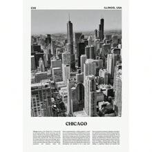 现代地标旅行黑白摄影海报迈阿密巴塞罗那印刷品帆布画墙画家居房间装饰 - 彩色 - 查看 34