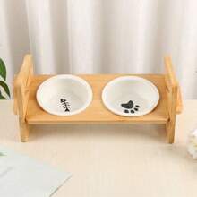 حامل أطباق الحيوانات الأليفة القابل للتعديل من الفولاذ المقاوم للصدأ، أطباق فردية/مزدوجة مضادة للانسكاب للقطط والكلاب، يحمي العمود الفقري، مناسب للحيوانات الأليفة الفردية والمتعددة