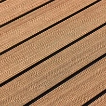 Alfombra de piso de 240*45cm de espuma EVA con imitación de teca, antideslizante y autoadhesiva para cubierta marina, para barco o yate, resistente a los rayos UV y con absorción de impactos - marrón negro - Ver 4