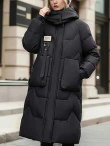 Women Winter Coats - màu đen - Xem 2