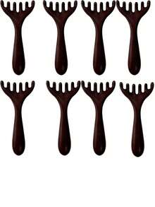 2 件檀香头部和面部按摩梳，放松肌肉，缓解压力，适合男士和女士，精致的万圣节、圣诞节、感恩节、生日礼物、头发、美发工具、护发、学校、返校、旅行、旅行必需品、家庭必需品、水疗、按摩工具、按摩、按摩器、水疗