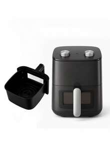 Air Fryer 3.7L Black Temperature Control With Front Display And Removable Non-Stick Basket - Xem 8