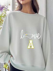 Appalachian State State Love Womens Sweatshirt S_354_t1 - 淺灰色 - 查看 1