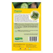 paquete de 6 semillas de pepino Happy Flower germinacion garantizada 1 g cada bolsa semillas pepino paquete 6 variedades happy flower garantia germinacion semillas de calidad para huerto huerto urbano balcon cultivo facil siembra directa riego controlado ideal para jardineros principiantes - Amarillo - Ver 3