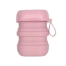 1Pc Bandeja de Jabón Portátil a Prueba de Fugas para el Hogar, Caja de Silicona con Tapa para Camping y Viajes - Rosa - Ver 9