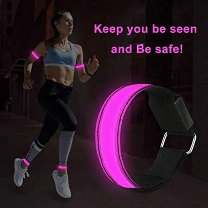3-Level Adjustable LED Armband/Legband Light, Suitable For Running, Cycling, Hiking, Camping, IP65 Waterproof Design