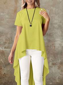 Women Tops - Yellow - View 2