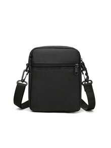 1 Stück Damen Nylon Umhängetasche, quadratische Tasche mit verstellbarem Gurt, kratzfest und abriebfest, leicht, für Outdoor/Reisen/Wandern/Stadion/Sport/Klettern/Pendeln, Sommertasche, Lässig Minimalist, Uni-Farbe, Geschenk für Jugendliche, Studenten