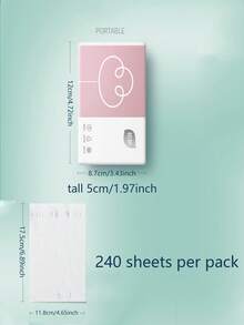 6 Packs/Set Plant Care Facial Tissues, 4-Ply Large Pack Tissue Paper, Economical Household Napkin Tissues - Multicolor - View 2