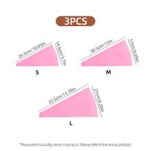 3pcs EVA Cake Decoration Bag Set, Reusable, Plastic Pastry Bag, Suitable For Baking, Various Sizes 25.5/30.5/33.5 Cm, With Frosting Tips, Suitable For Christmas, Halloween, Easter, Hanka, Mother's Day, Baking Tools