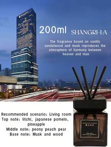 1个500毫升/1个200毫升酒店级无焰精油藤条香薰，持久留香 - 适用于优雅卧室装饰、房间装饰、家居装饰 - 500ml/16.9floz - 查看 21