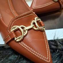 Women's Pointed Toe Flats Casual Comfortable Women's Pointed Toe Shoes - 駝色 - 查看 2