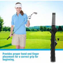 Training Grip Right Handed Swing Grip Trainer Aid Men Club Accessories - 2 + Đen - Xem 7