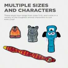 Juguete de peluche de león resistente Outward Hound Tough Seamz, mediano - ColorC - Ver 5