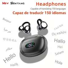 New Senyang True Wireless Clip-On Sports Headset Music Hanging Bluetooth Earpods Video Comfortable TWS HIFI Dolby Bass Stereo HD Calling Earphones Adapted For Android For Iphone Cellphone Gaming Earpieces Couples Business Smart Headphones - J86 - 查看 14