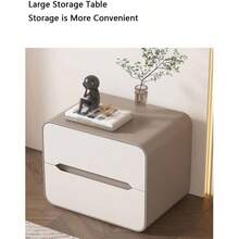 Modern Night Stand, Multifunctional Storage Bedside Cabinet Sofa Side Table Nordic Bedside Table with 2 Drawers Living Room, Bedroom and Small Spaces Color: D, Size: 50 * 37 * 48cm - 40*37*48CM + E - Ver 5