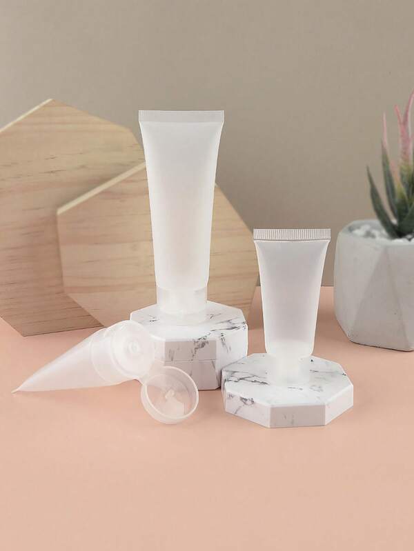 1/3/10 piezas Botella separada de loción de viaje, esencia, champú, gel de ducha, bolsa separada portátil transparente, botella de almacenamiento de crema de manos para exteriores