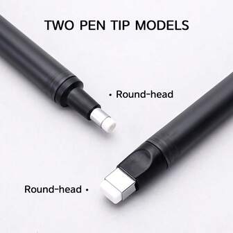 languo Borrador con forma de lápiz activado por presión, diseñado para resaltar bocetos con recambios reemplazables. Deja una superficie limpia sin residuos. Formulado especialmente para la creación artística.