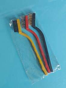 8件套，燃气灶长柄多功能清洁工具，铜线炉灶油污清洁刷，瓷砖缝隙清洁刷，耐用，重型清洁工具，多功能清洁刷，家居清洁除锈工具，焊渣清洁剂，耐用刷子，重型刷子，优质钢，耐用材料，清洁工具 - 彩色 - 查看 10