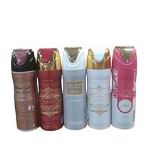 PACK OF 5 UNITS - DEODORANTS FOR WOMEN - MUSAMAM WHITE, FAKAR WHITE 200 ML, YARA CANDY 200 ML, BADEE RED, BADEE WHITE - LATTAFA SET OF 5 UNITS - Multicolor - View 1