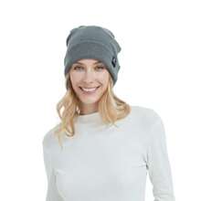 Radia Smart Winter Beanie Grey EMF Protection RF Blocking 5G And EMF Shielding Grey Large