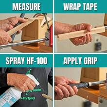 HF - Premium Grip Solvent Regripping Clubs And Grip Repair - Shake And Spray Grip Solution -, Non - Flammable, And Odorless Grip Solvent - 8 Ounce Sprayer - View 6
