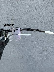 Eyeglass Frame/ Eyeglass Frame With Non-Prescription Lenses/ Spring Rest Magnifier/ Villain Magnifier - 白色 - 查看 2