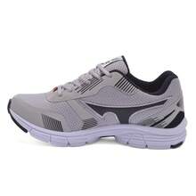 Comfortable Men's Sports Shoes For Walking And Running - Lightweight, Durable And Breathable - Xám - Xem 2