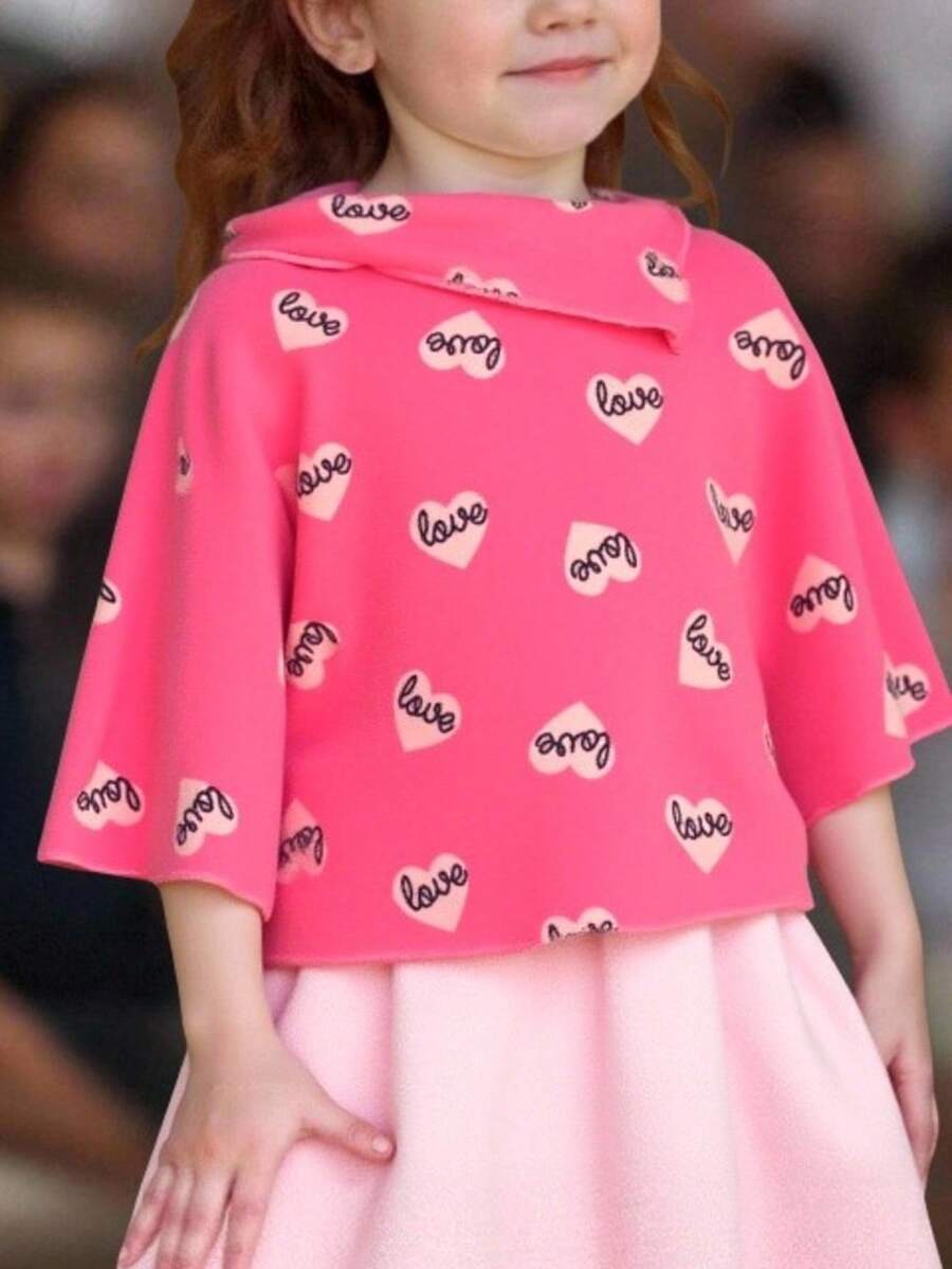 Young Girls Trench Coats - Hot Pink - View 1